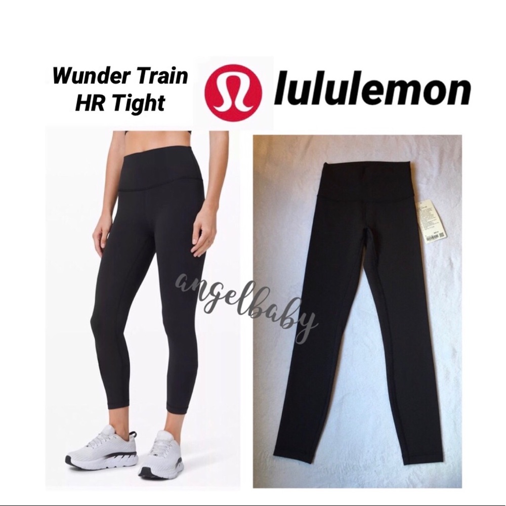 Lululemon Wunder Train HR Tight 25” in Solid Black! - Picture 7 of 17